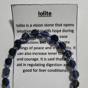 Iolite Stretch Bracelet